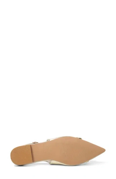 Berness Chantal Pointed Toe Slingback Flat In Multi