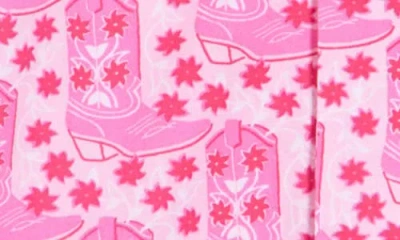 Printfresh Getting Ready Robe In Party Pink
