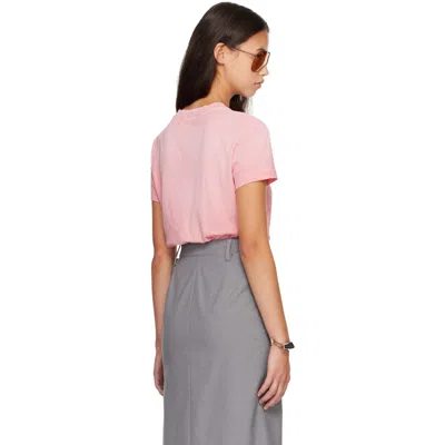 Acne Studios 1996 Fitted Logo T-shirt In Pink