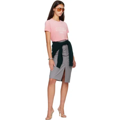 Acne Studios 1996 Fitted Logo T-shirt In Pink
