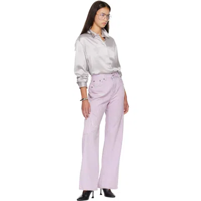 Acne Studios Pink 2021f Regular Fit Jeans In Pink