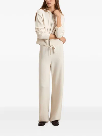 Woolrich Drawstring Knitted Trousers In Neutrals