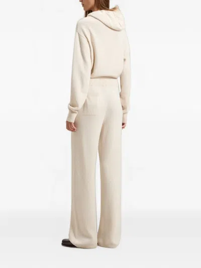 Woolrich Drawstring Knitted Trousers In Neutrals