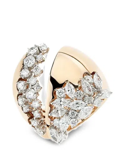 Yeprem Strada Diamond Ring In Metallic