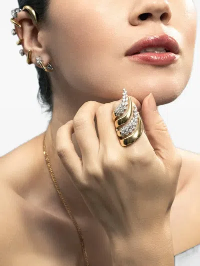 STRADA DIAMOND STACKABLE RING