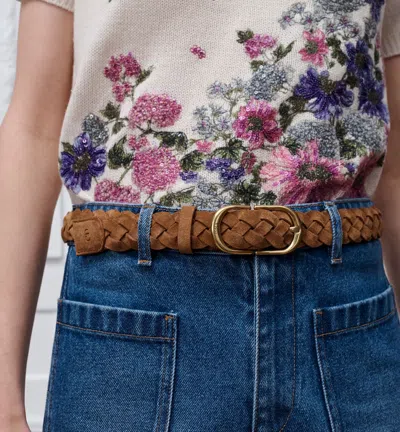 Dior Cd Classy Belt In Brown