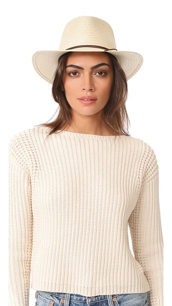 rag and bone straw fedora
