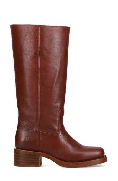 Frye Campus Knee High Boot In Red