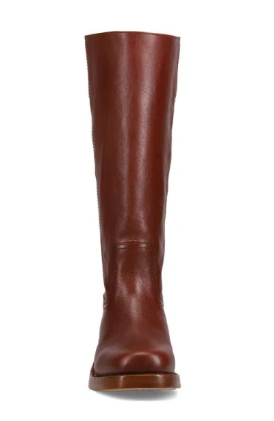 Frye Campus Knee High Boot In Red