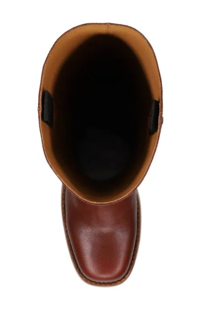 Frye Campus Knee High Boot In Red