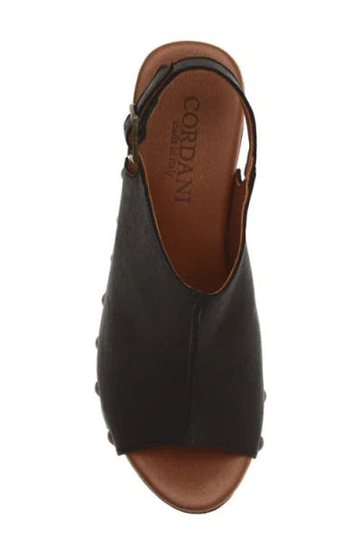 Cordani Winnie Slingback Sandal In Black
