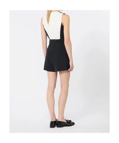 Max Mara Combinaison Short En Cady In Blue