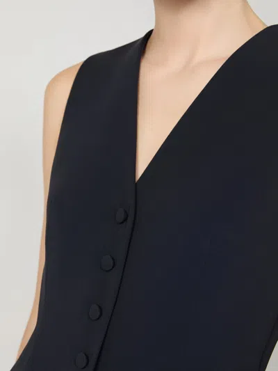 Max Mara Combinaison Short En Cady In Blue