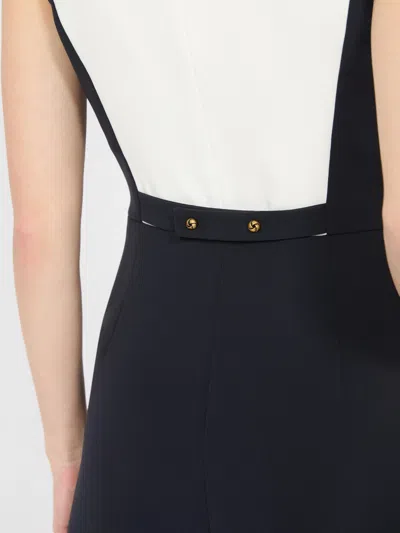 Max Mara Combinaison Short En Cady In Blue