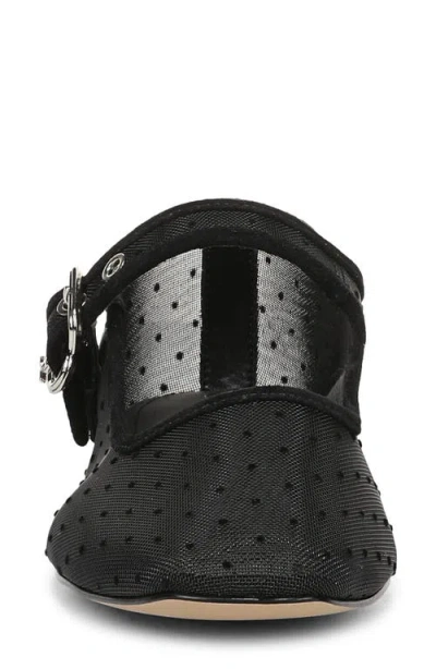 Sam Edelman Michaela Mesh Mary Jane Flat In Black
