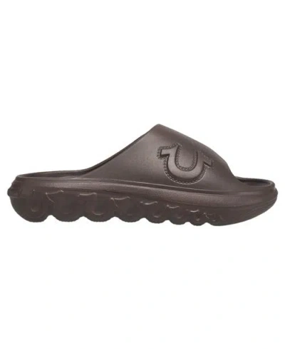 True Religion Tupac Molded Slide In Brown