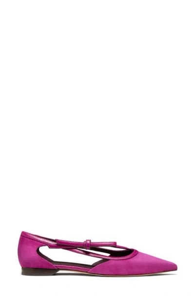Kate Spade New York Loop Pointed Toe Flat In Purple