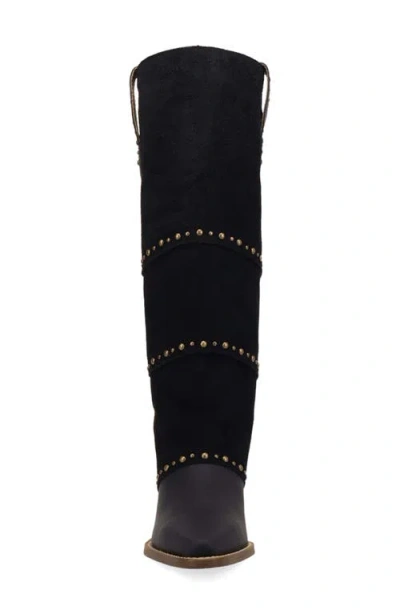 Dingo Texani Studded Knee High Boot In Black