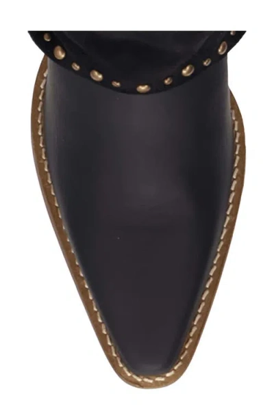 Dingo Texani Studded Knee High Boot In Black