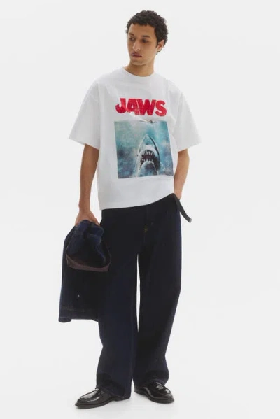 H&m Oversized Fit T-shirt In White