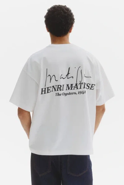 H&m Oversized Fit T-shirt In White