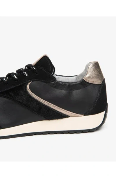 Nerogiardini Leather Low Top Sneaker In Black