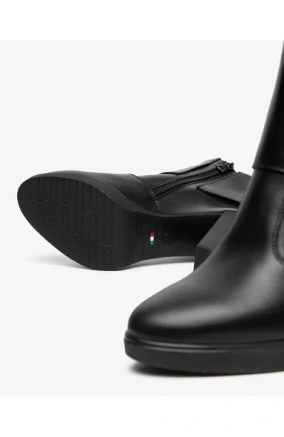 Nerogiardini Platform Cuff Bootie In Black
