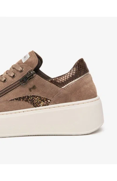 Nerogiardini Platform Side Zip Sneaker In Multi