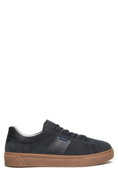 Nerogiardini Leather Low Top Sneaker In Blue