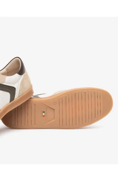 Nerogiardini Leather Low Top Retro Sneaker In Multi