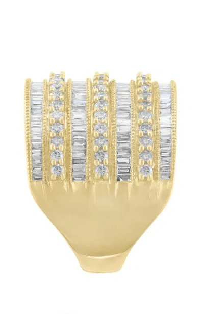 Effy Multi-row Pavé Diamond Statement Ring In Gold
