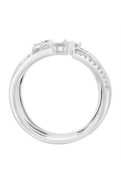 Effy Openwork Diamond Statement Ring In Silver