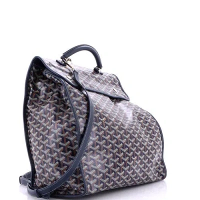 Pre-owned Goyard  Goyard Saint Leger Briefcase Backpack Coated Canvas In Multi
