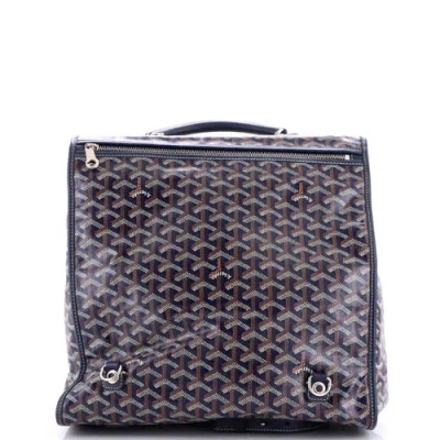 Pre-owned Goyard  Goyard Saint Leger Briefcase Backpack Coated Canvas In Multi