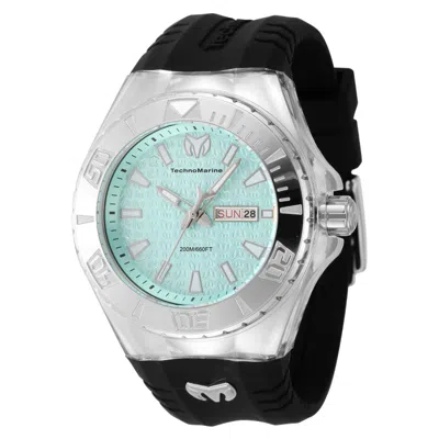 Technomarine Cruise Monogram 48mm Watch In Black