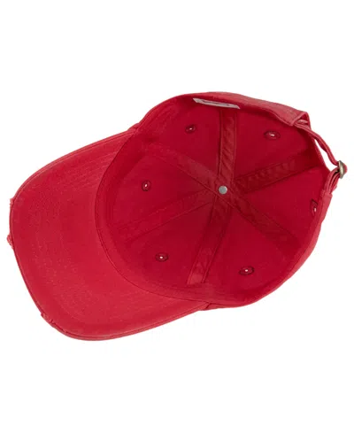 Levi's Men's Distressed Baseball Hat In Red