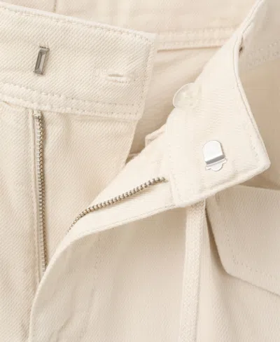 Mango Aria Cotton Drawstring Shorts In Neutral