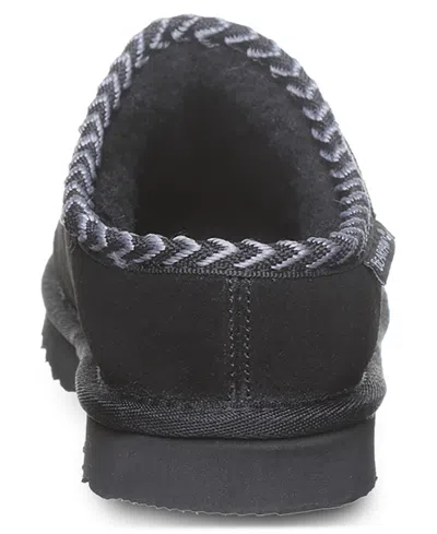 Bearpaw Tabitha Genuine Shearling Lined Slipper In Black