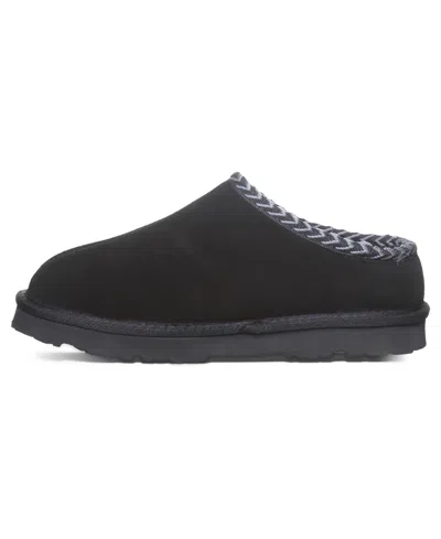 Bearpaw Tabitha Genuine Shearling Lined Slipper In Black