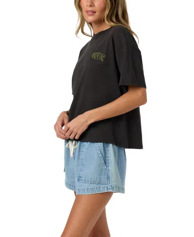 O'neill Board Embroidered T-shirt In Black