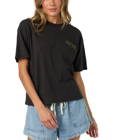 O'neill Board Embroidered T-shirt In Black