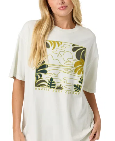 O'neill Og Scape Oversized Graphic Tee In Multi