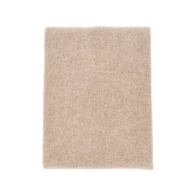 Max Mara Wool Scarf In Beige
