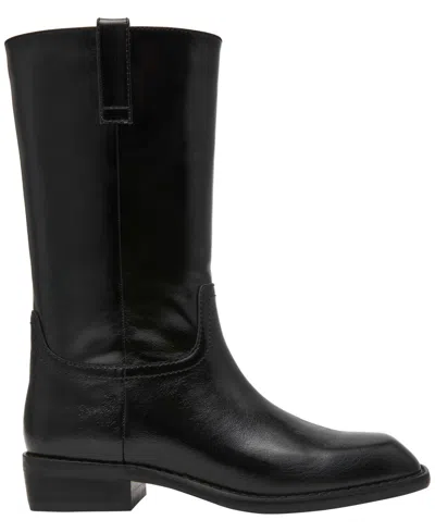 Steve Madden Primo Tall Leather Boot In Black