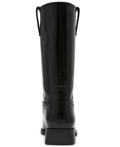 Steve Madden Primo Tall Leather Boot In Black