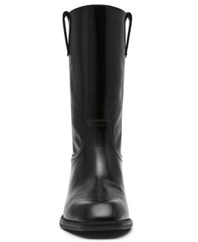 Steve Madden Primo Tall Leather Boot In Black