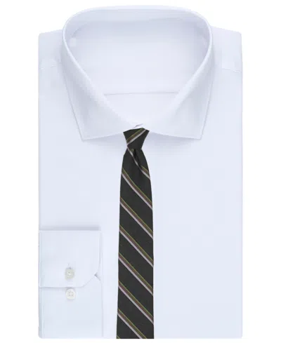 Bar Iii Men's Sullivan Stripe Pattern Tie In Black