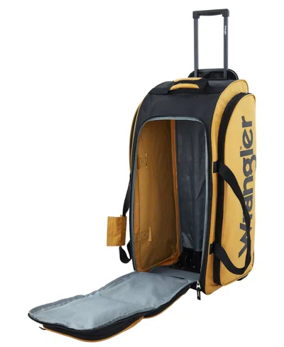 Wrangler Multi-pocket Large Upright Rolling Duffel In Ambergold