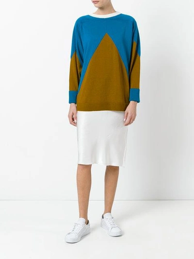 Shop Marni Contrast Knitted Top