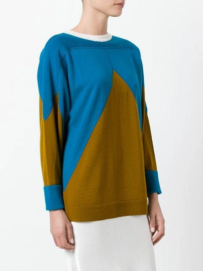 Shop Marni Contrast Knitted Top